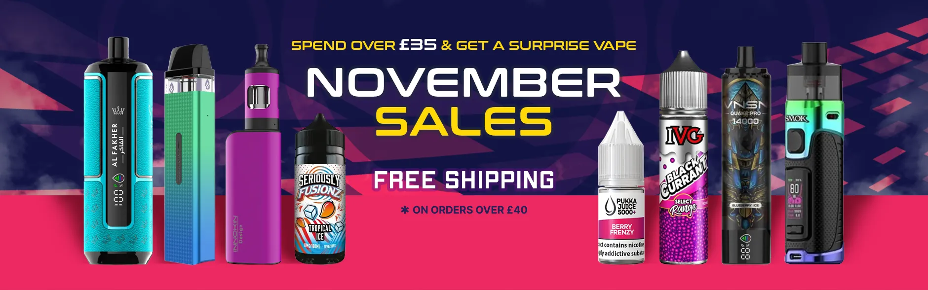 November Sales Ninja Vapes