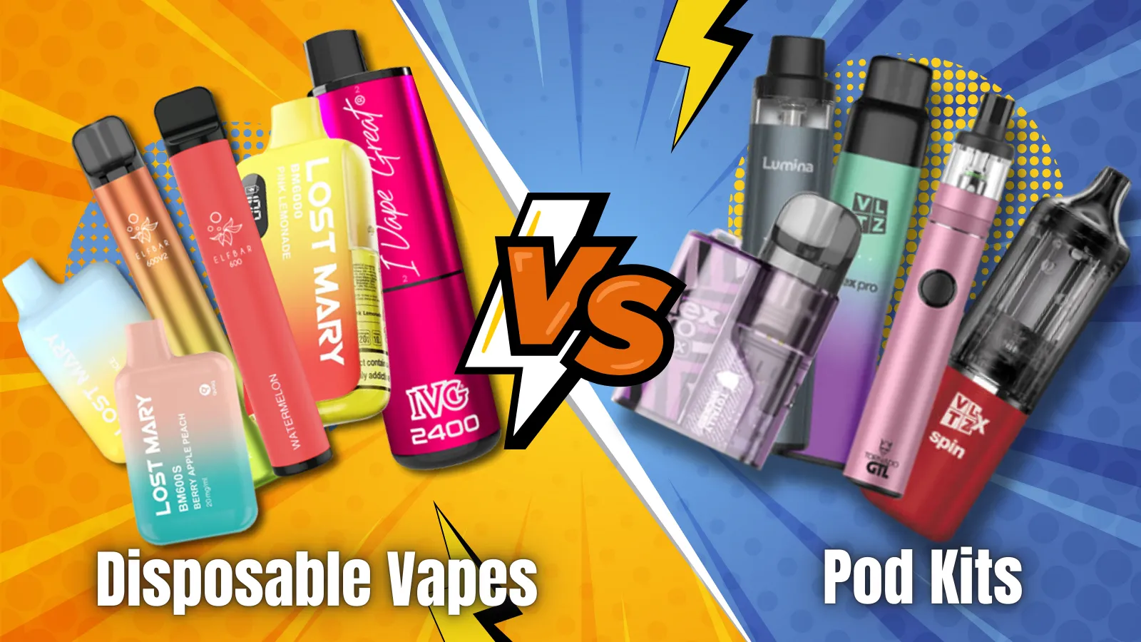 Disposable Vapes vs. Pod Kits: Which One Is Right for You?