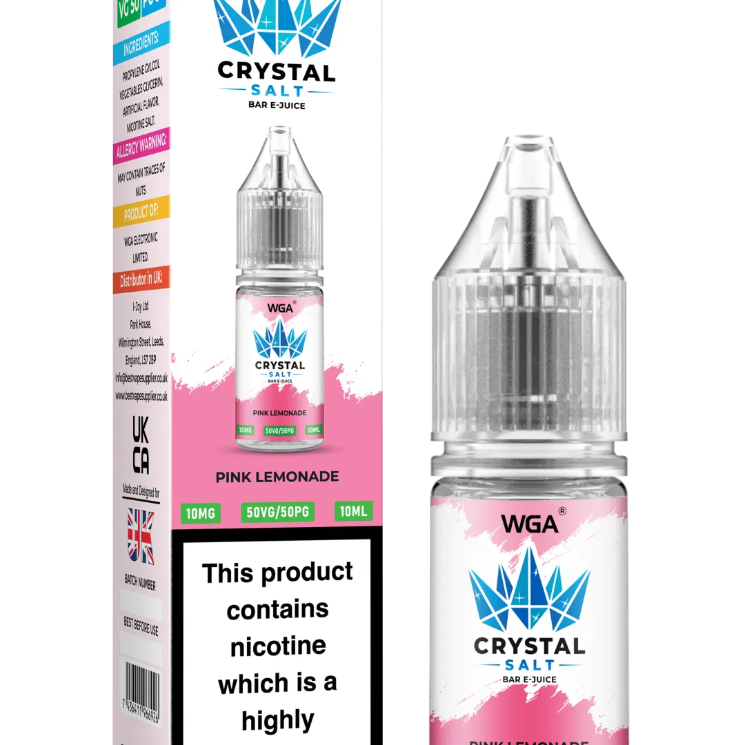 WGA Crystal Salt Bar E-Juice 10ml Nic Salts