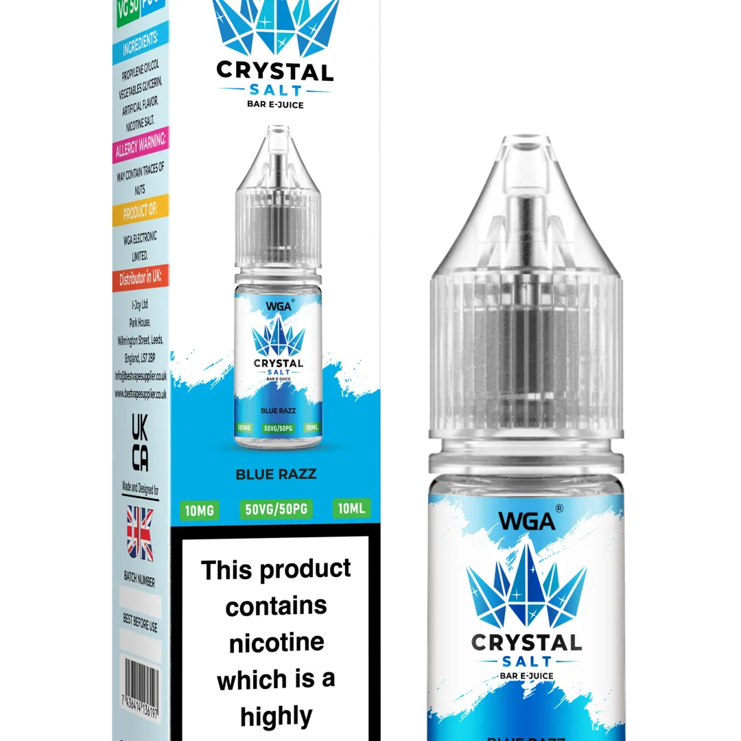 WGA Crystal Salt Bar E-Juice 10ml Nic Salts