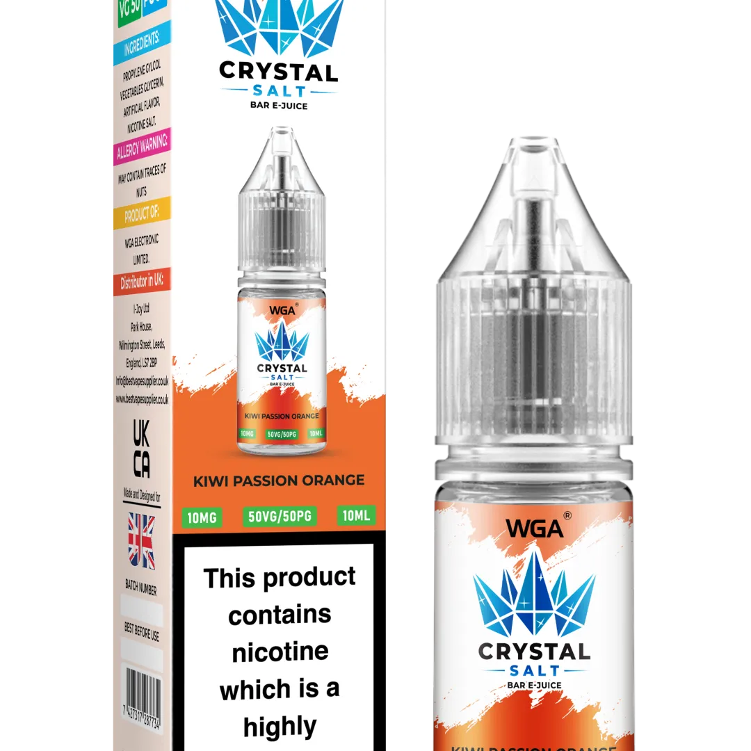 WGA Crystal Salt Bar E-Juice 10ml Nic Salts