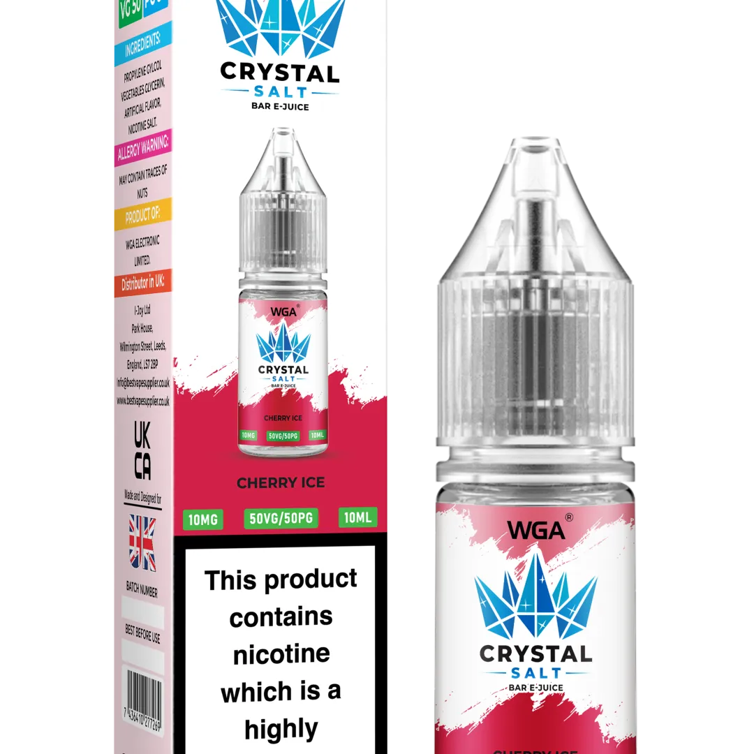 WGA Crystal Salt Bar E-Juice 10ml Nic Salts