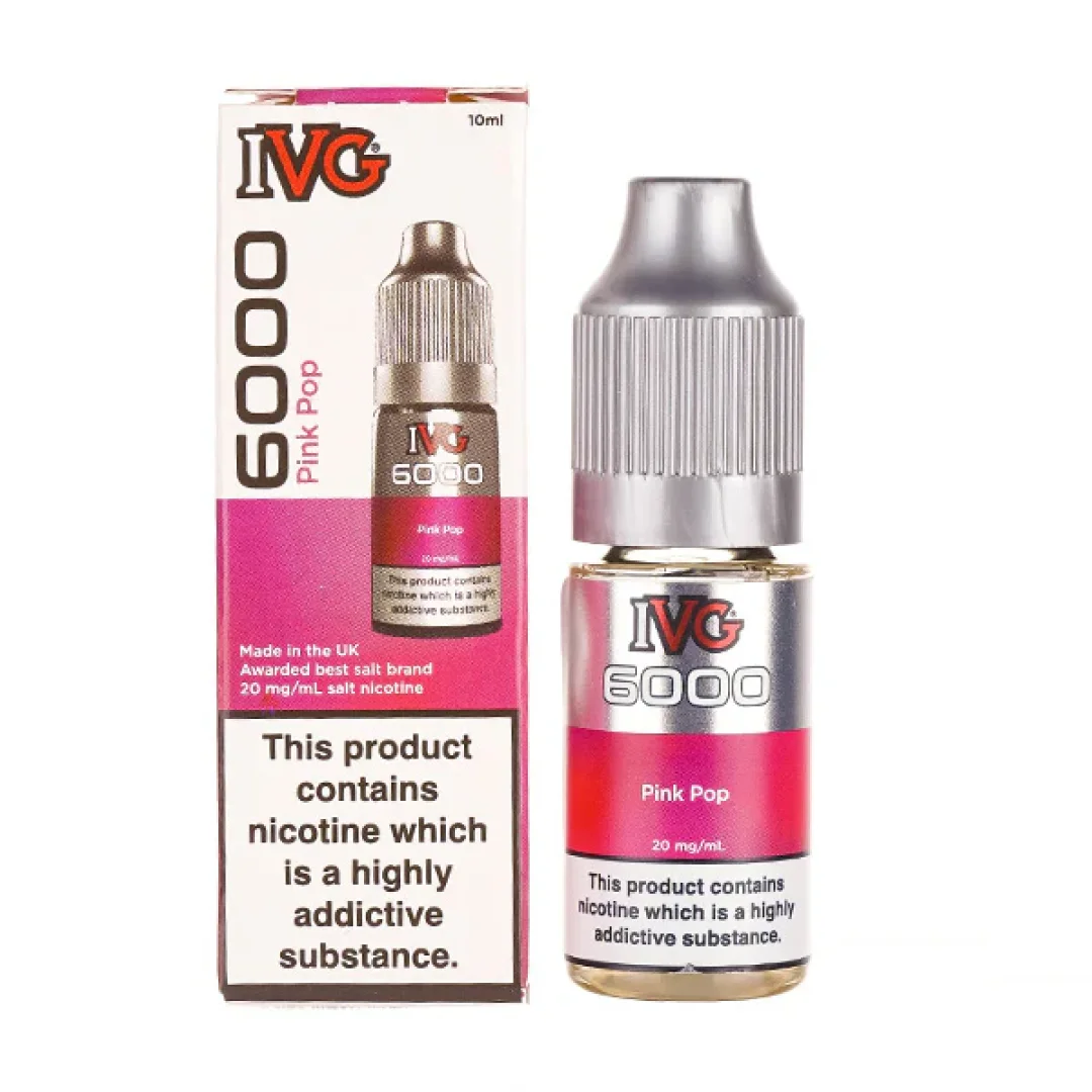 Pink Pop Nic Salt E-Liquid by IVG 6000