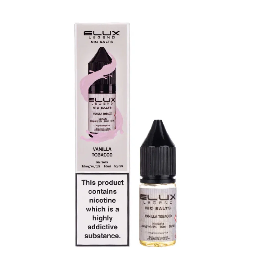 Vanilla Tobacco Nic Salt E-Liquid by Elux Legend