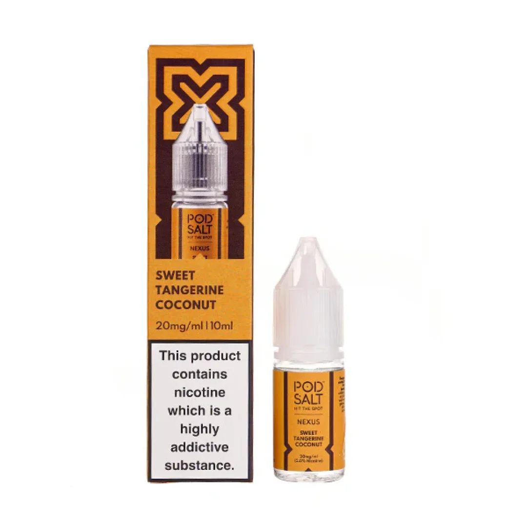 Sweet Tangerine Coconut Nic Salt by Pod Salt Nexus