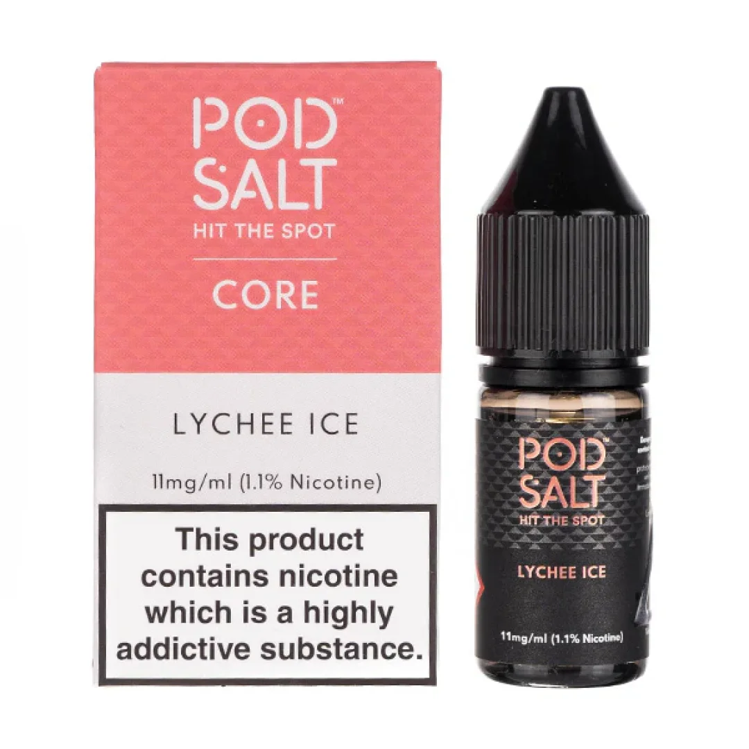 Lychee Ice Nic Salt E-Liquid by Pod Salt Core