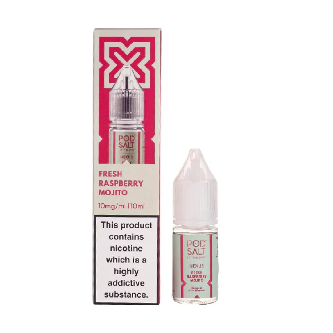 Fresh Raspberry Mojito Nic Salt E-Liquid by Pod Salt Nexus