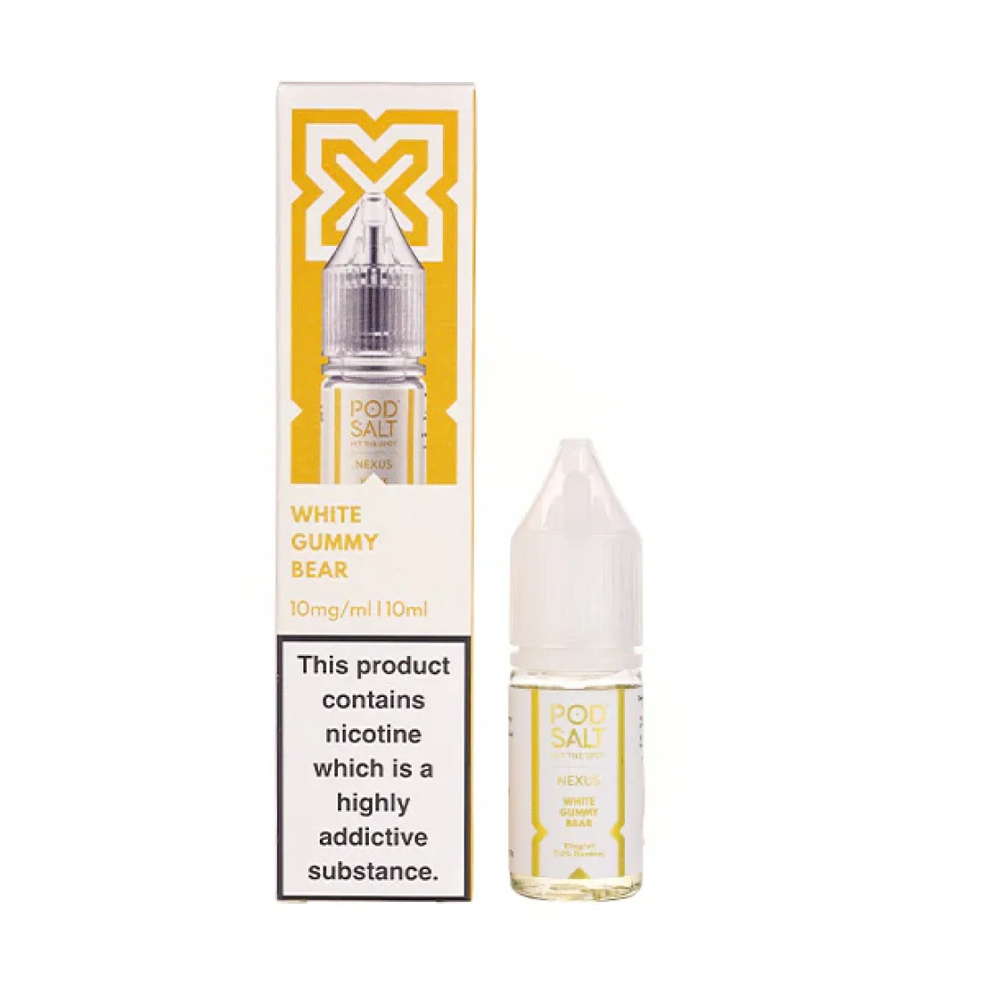 White Gummy Bear Nic Salt E-Liquid by Pod Salt Nexus