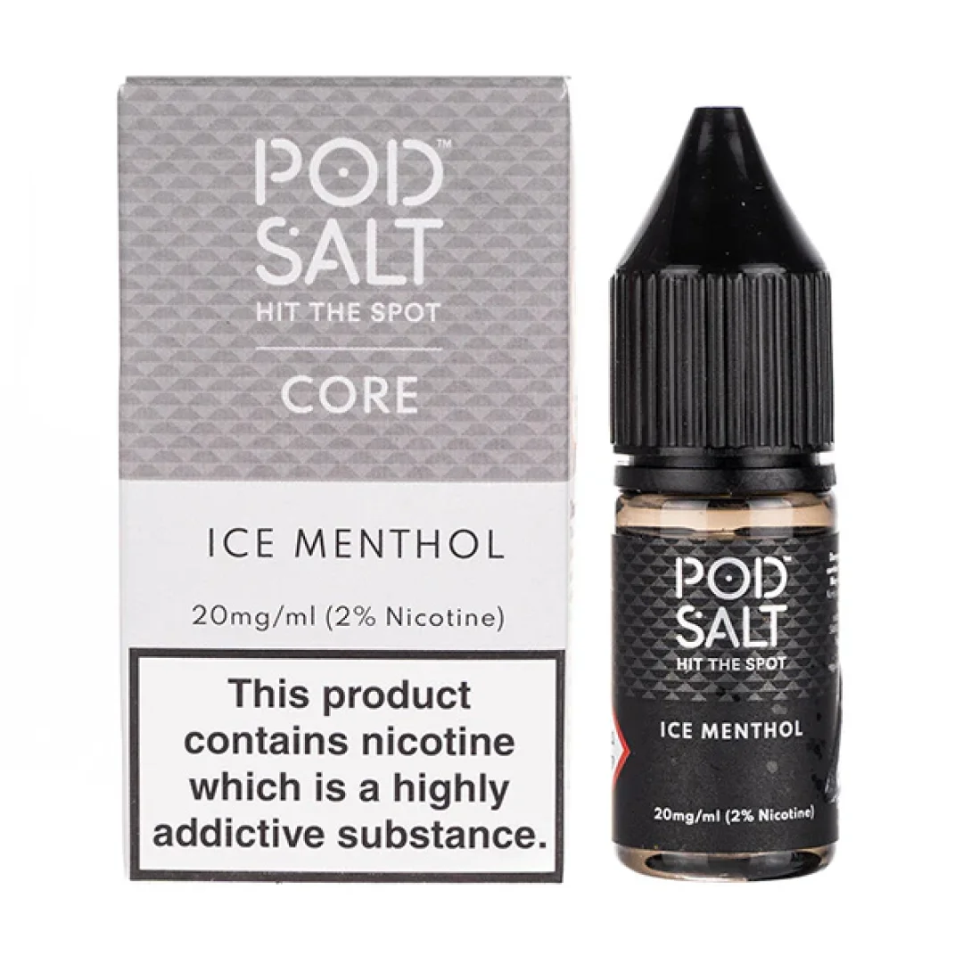 Ice Menthol Nic Salt E-Liquid by Pod Salt Core