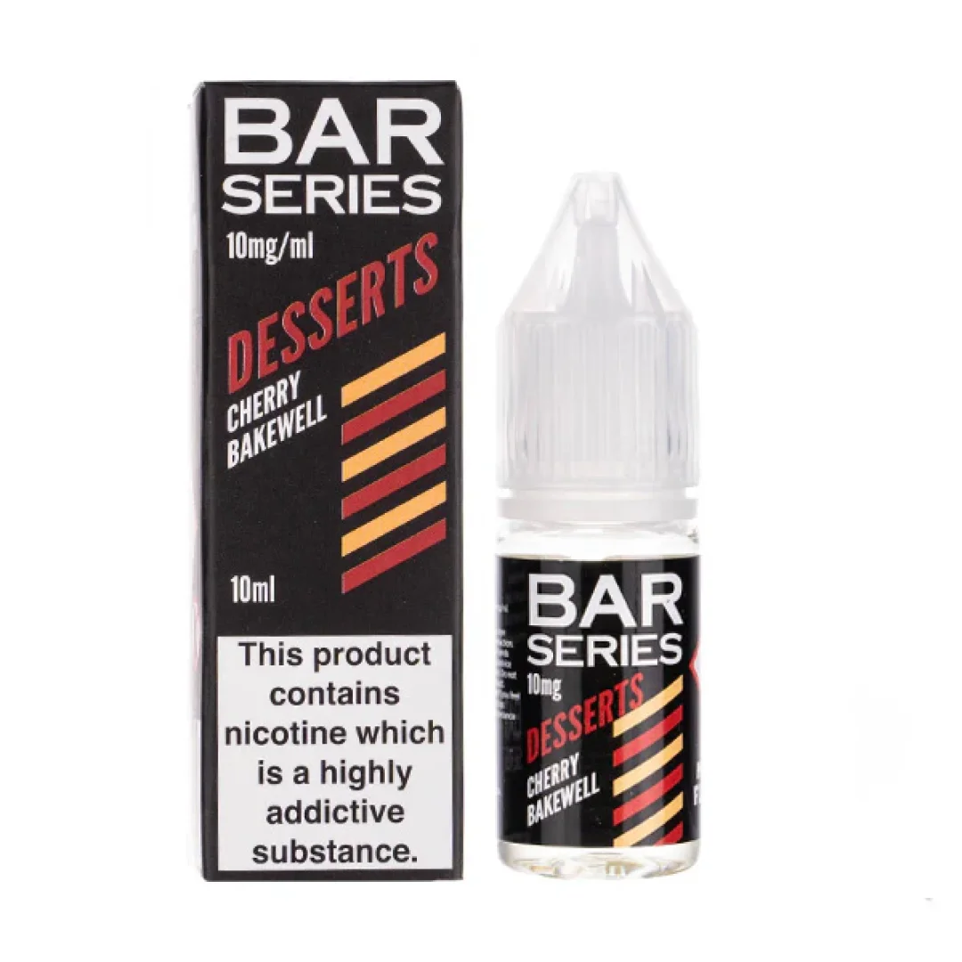 Cherry Bakewell Nic Salt E-liquid by Bar Series Desserts