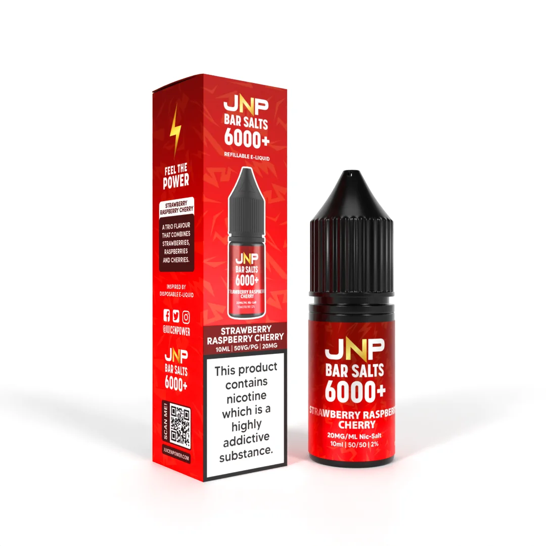 JNP Bar Salt 6000 Nic Salts 10ml | 25+ Flavours