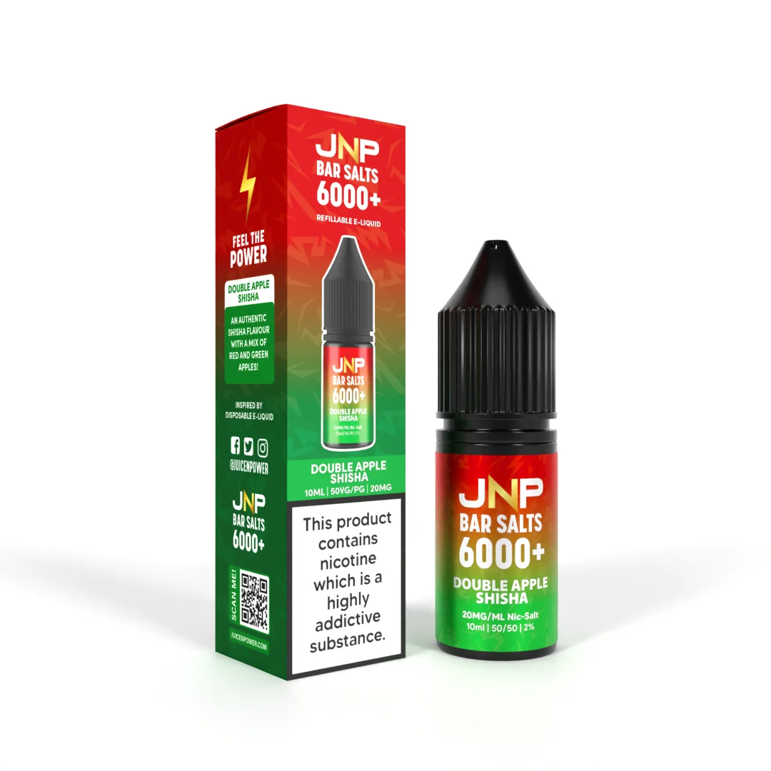 JNP Bar Salt 6000 Nic Salts 10ml | 25+ Flavours