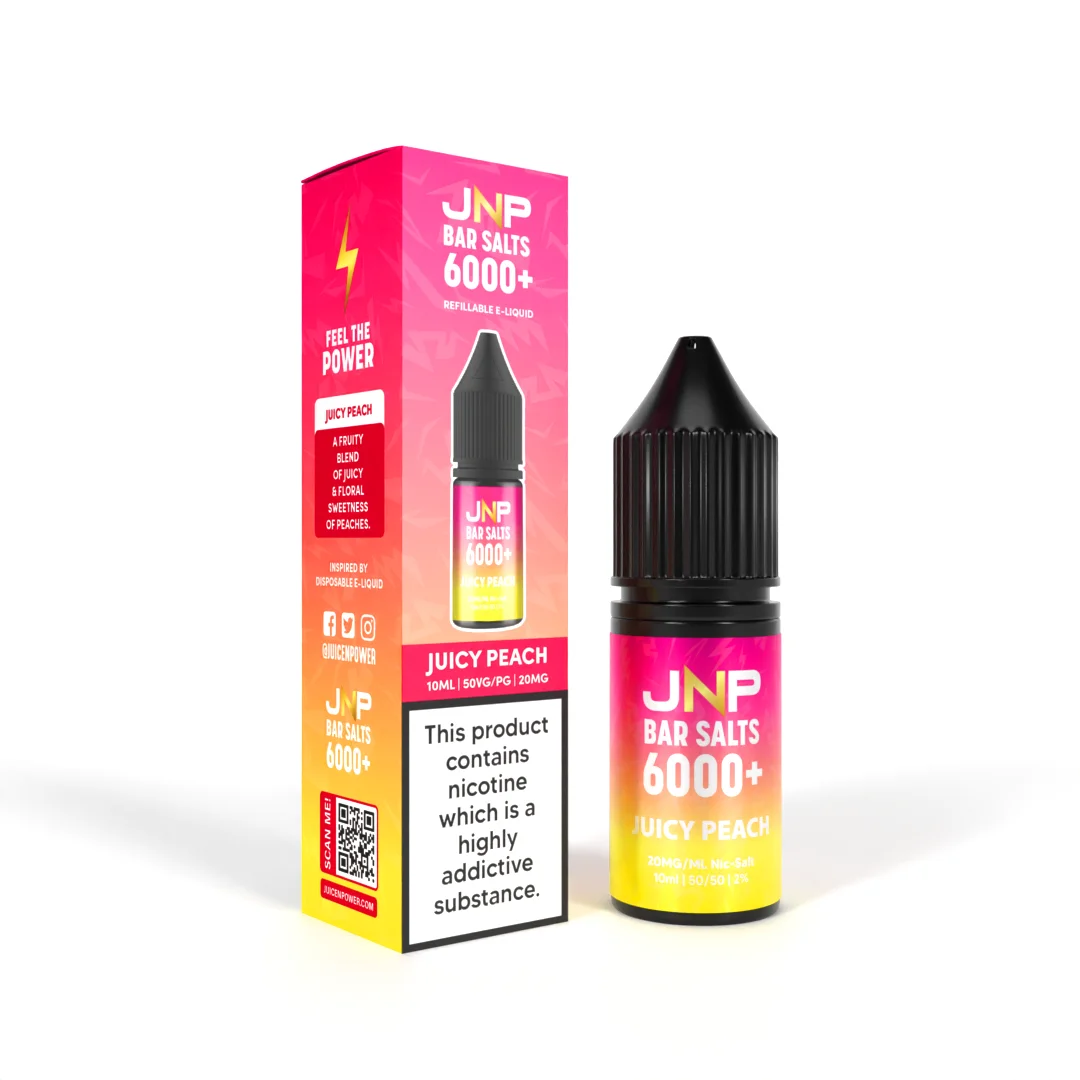 JNP Bar Salt 6000 Nic Salts 10ml | 25+ Flavours