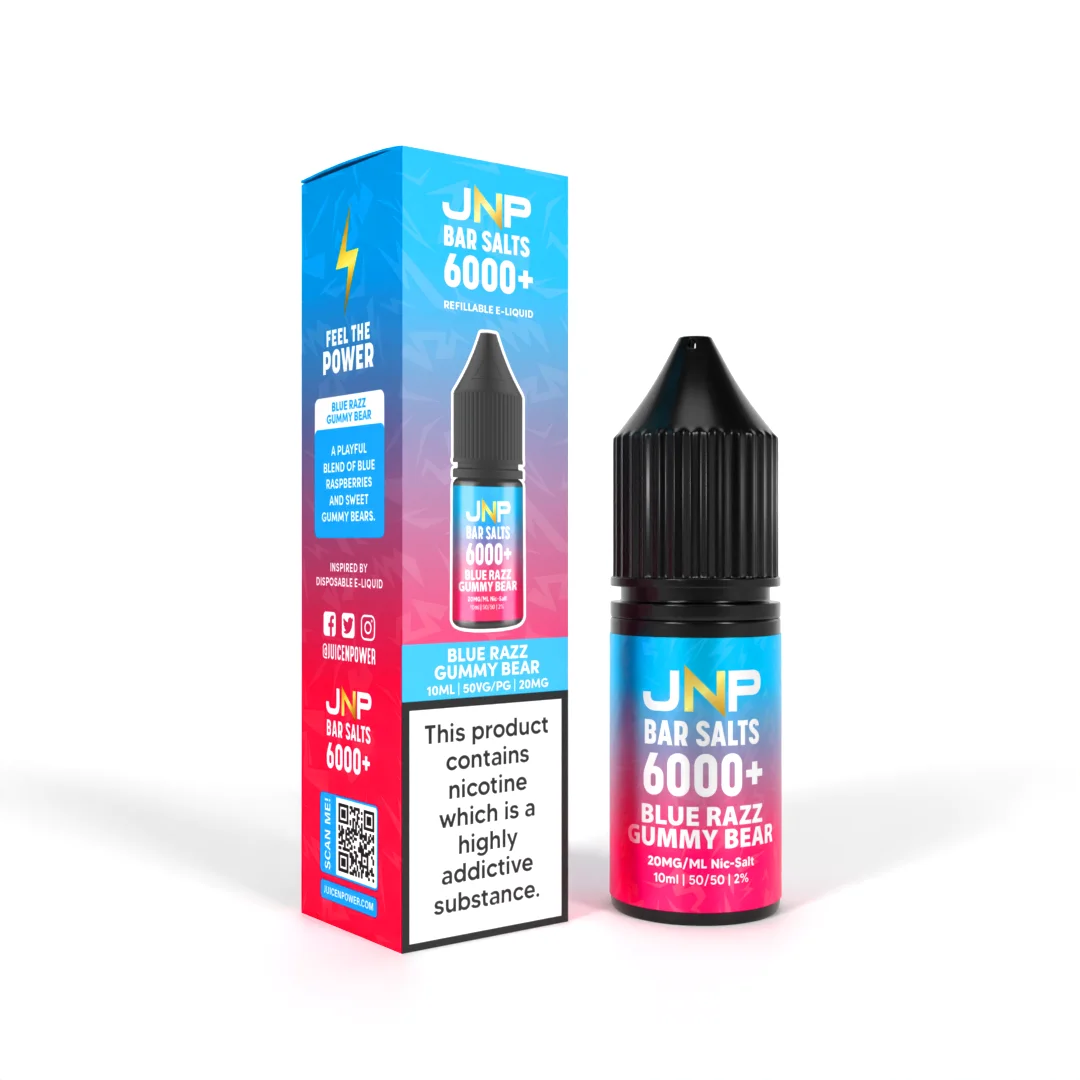 JNP Bar Salt 6000 Nic Salts 10ml | 25+ Flavours