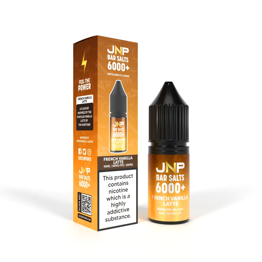 JNP Bar Salt 6000 Nic Salts 10ml | 25+ Flavours