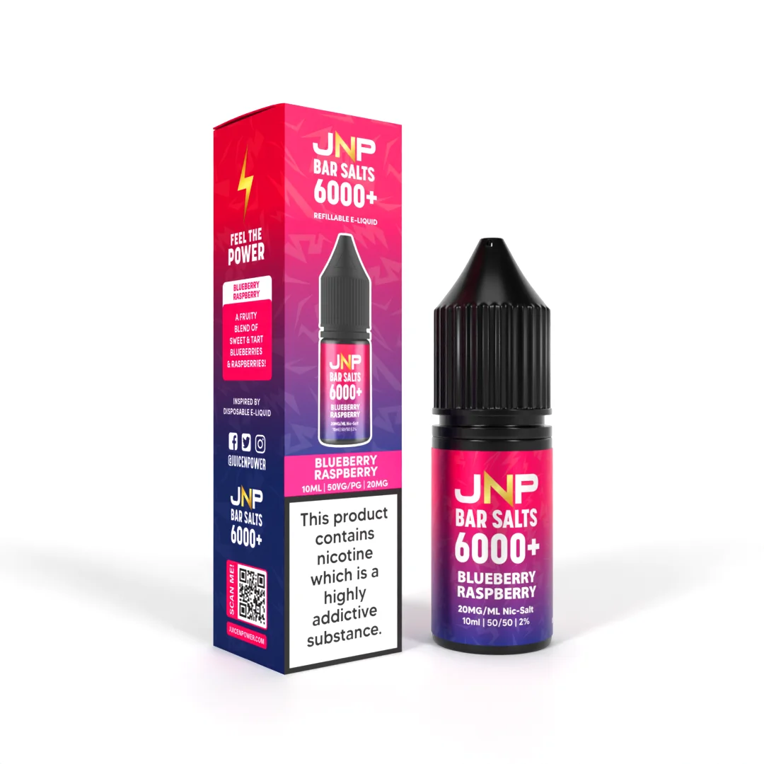 JNP Bar Salt 6000 Nic Salts 10ml | 25+ Flavours