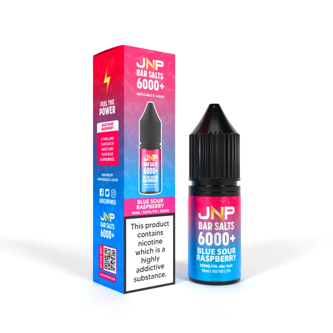 JNP Bar Salt 6000 Nic Salts 10ml | 25+ Flavours