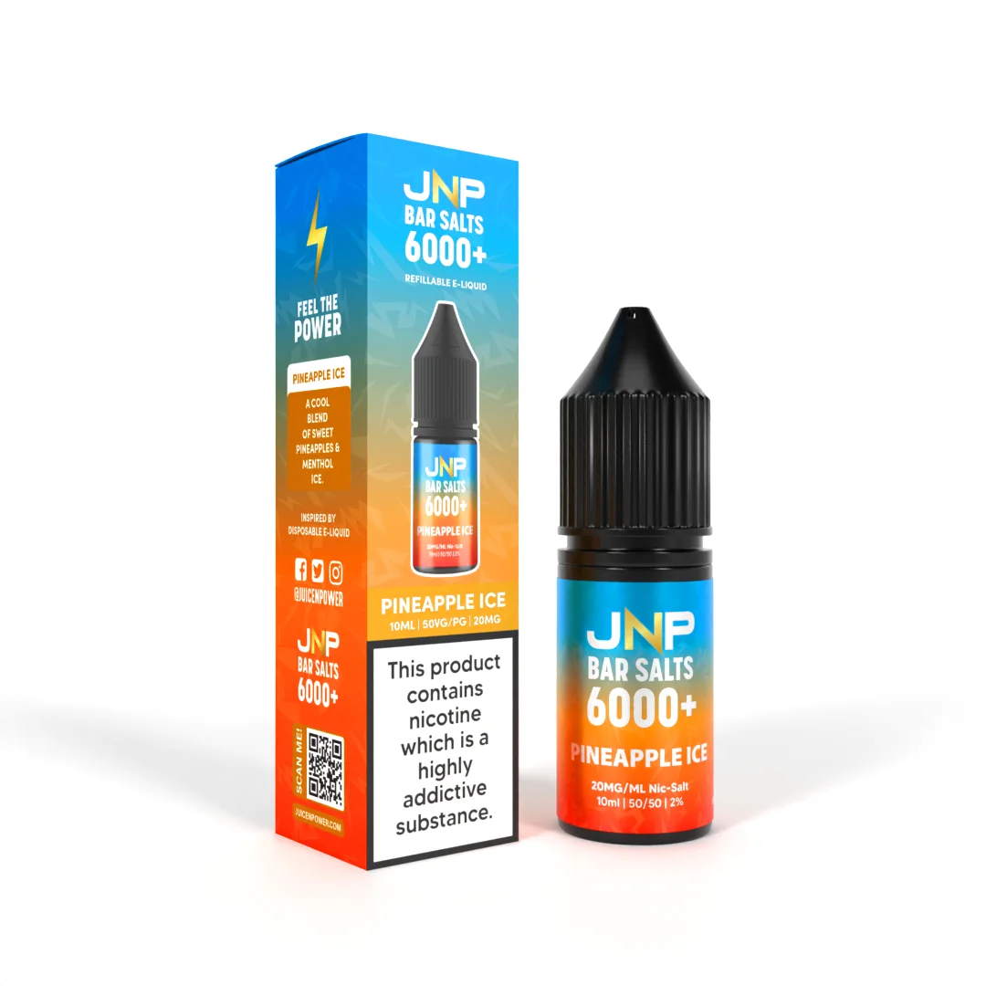 JNP Bar Salt 6000 Nic Salts 10ml | 25+ Flavours