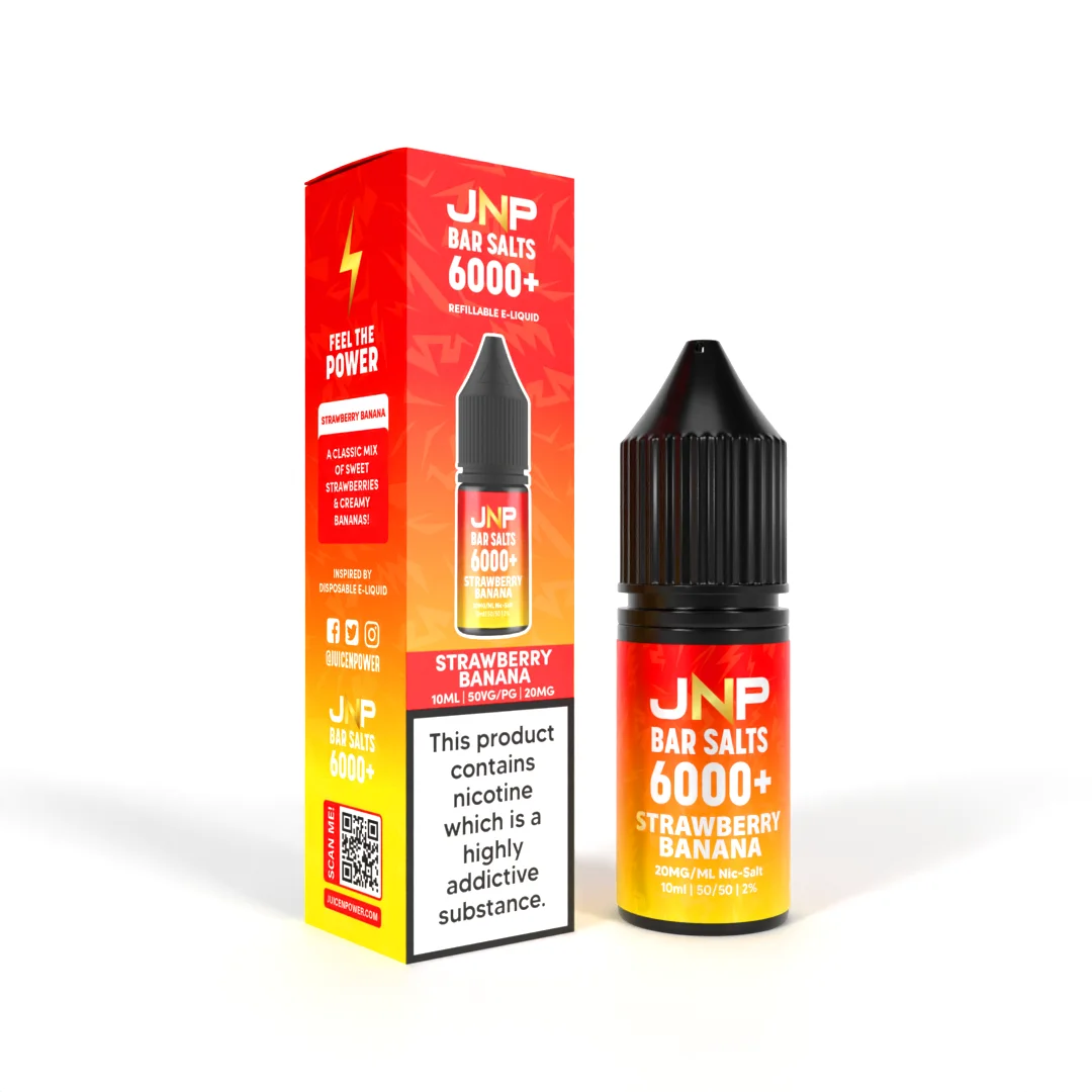 JNP Bar Salt 6000 Nic Salts 10ml | 25+ Flavours