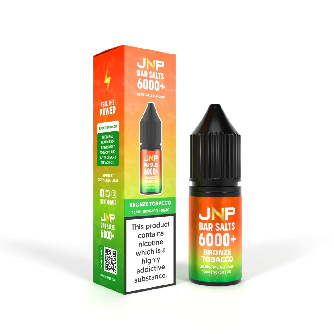 JNP Bar Salt 6000 Nic Salts 10ml | 25+ Flavours