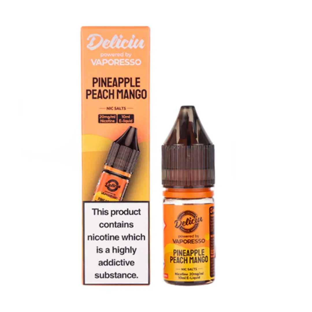 Pineapple Peach Mango Nic Salt E-Liquid by Vaporesso Deliciu V2