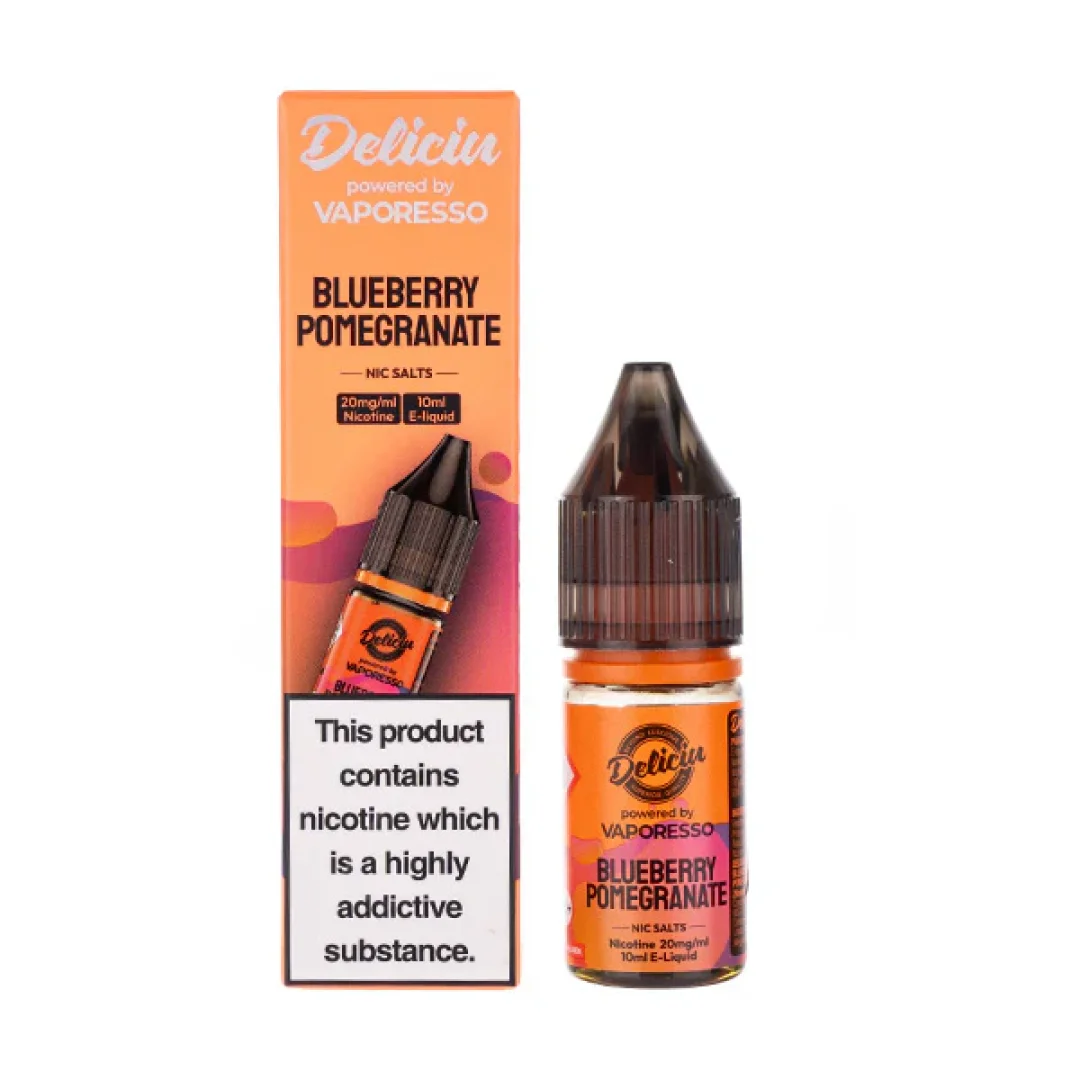 Blueberry Pomegranate Nic Salt E-Liquid by Vaporesso Deliciu V2