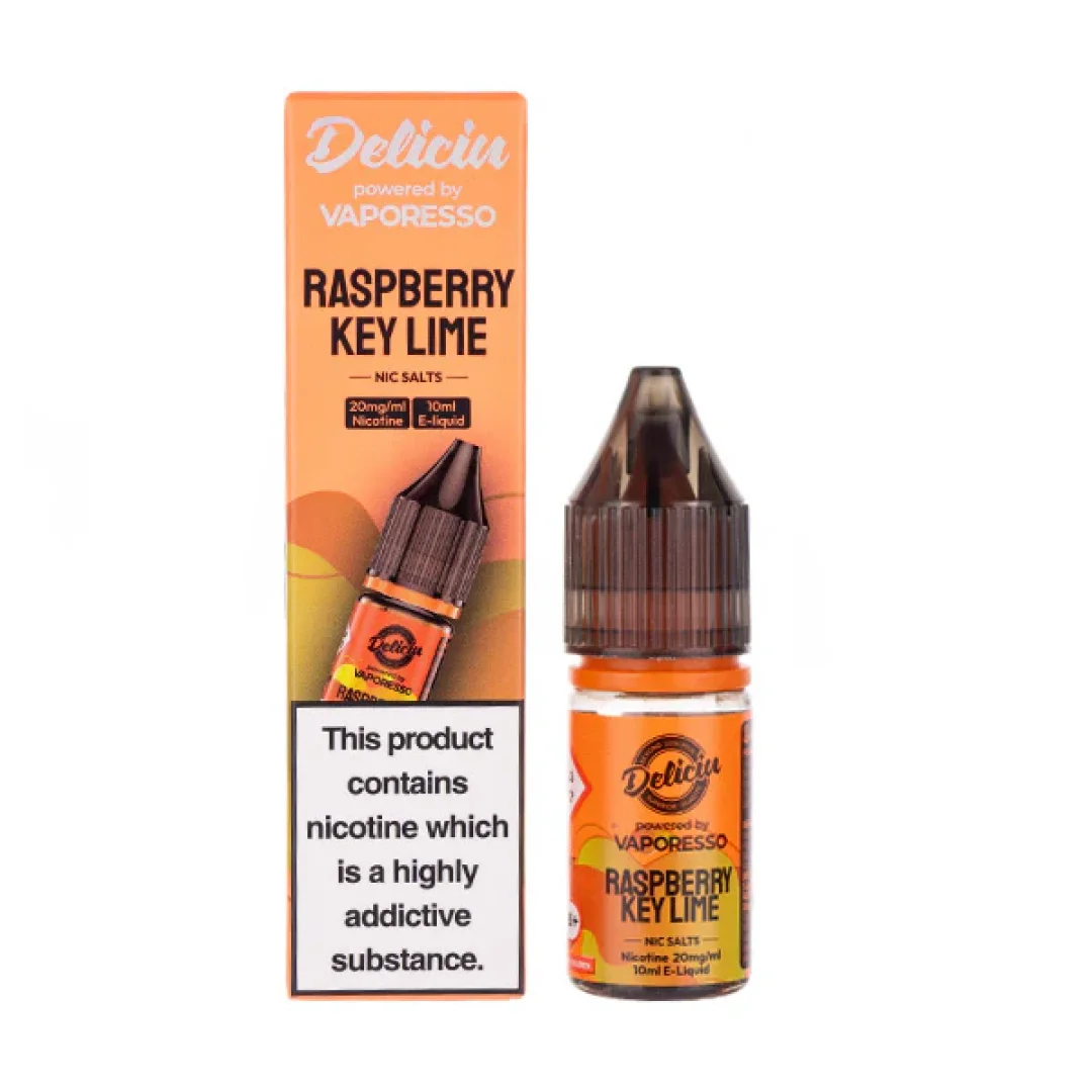 Raspberry Key Lime Nic Salt E-Liquid by Vaporesso Deliciu V2