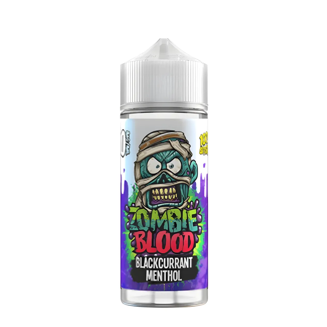 Blackcurrant Menthol 100ml Shortfill E-Liquid by Zombie Blood