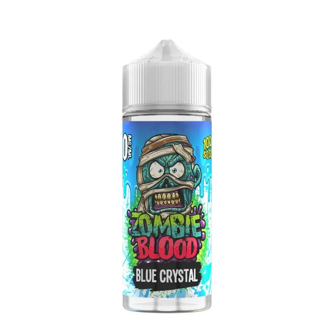 Blue Crystal 100ml Shortfill E-Liquid by Zombie Blood