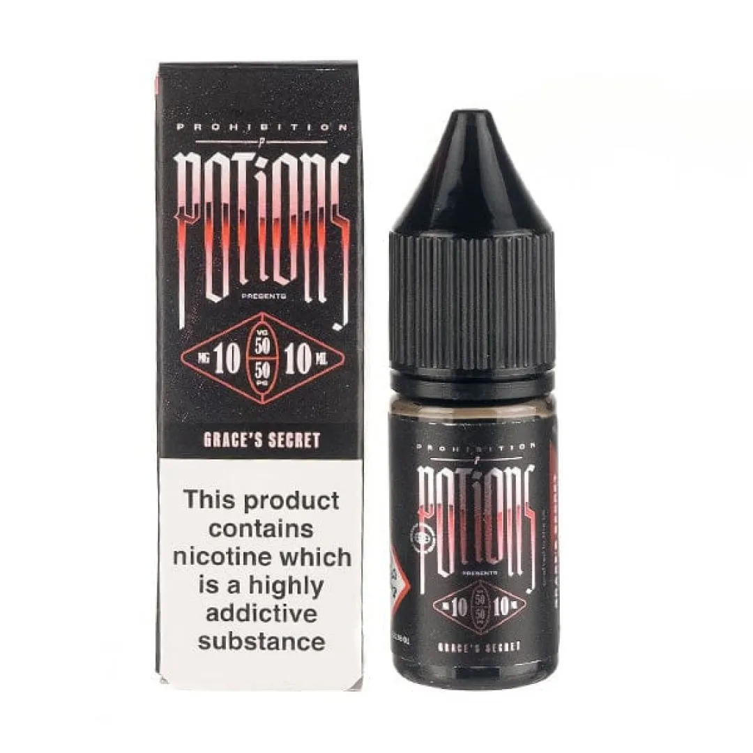 Graces Secret Nic Salt E-Liquid by Prohibition Potions