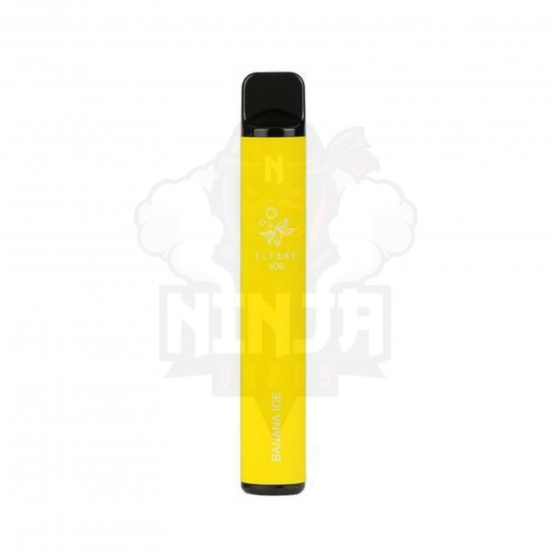 Banana Ice Elf Bar 600 Puffs | 40+ Flavours | Check Our Price