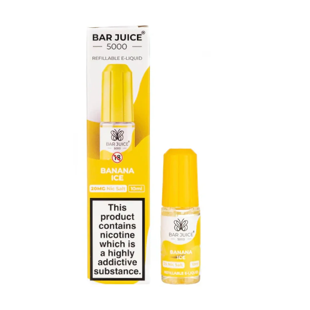 Banana Ice Nic Salt E-Liquid by Bar Juice 5000