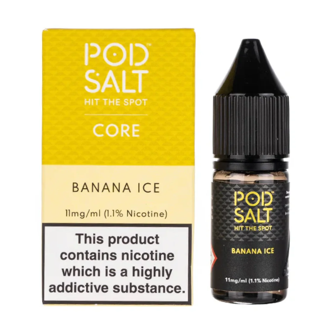 Banana Ice Nic Salt E-Liquid by Pod Salt Core