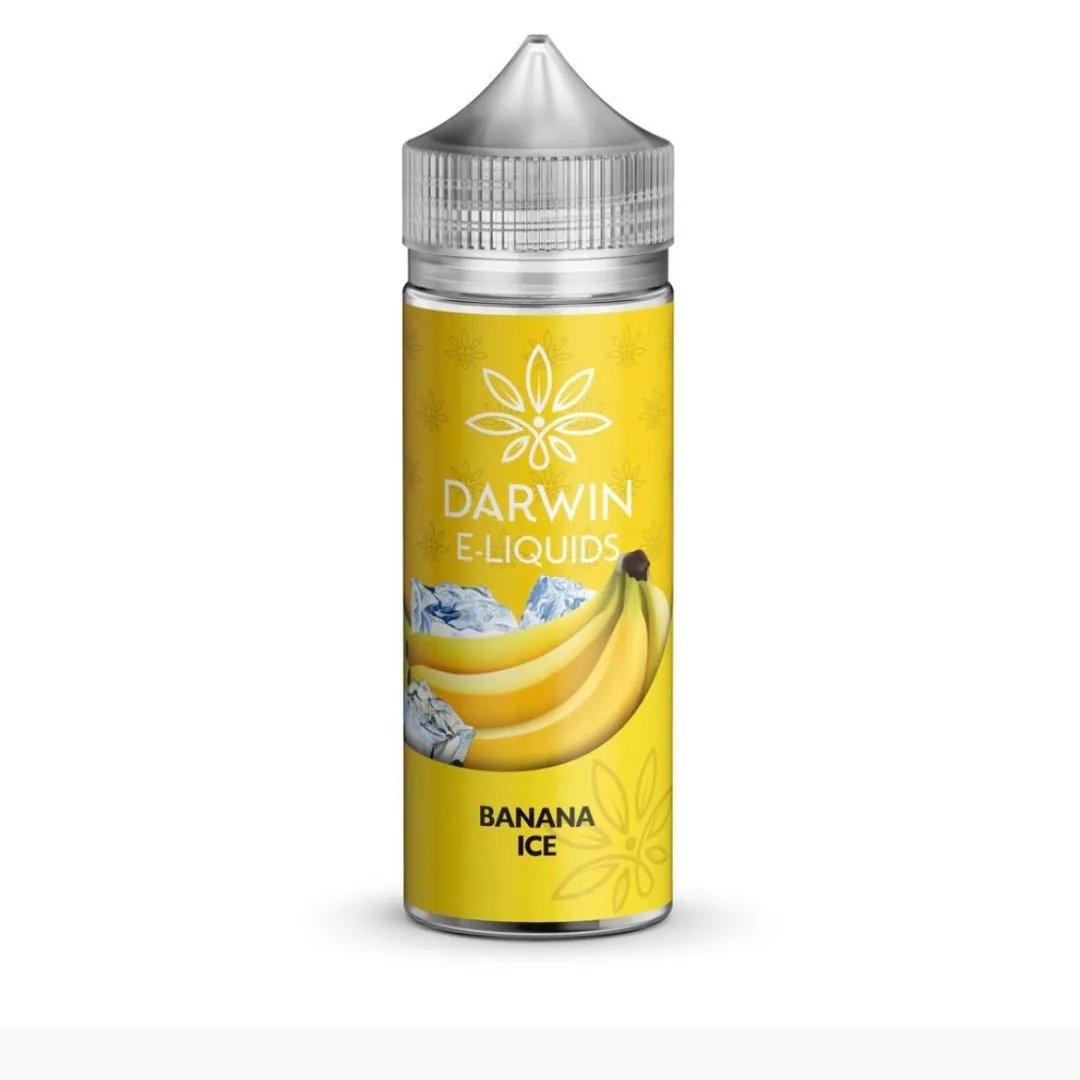 Banana Ice 100ml Shortfill E-Liquid by Darwin