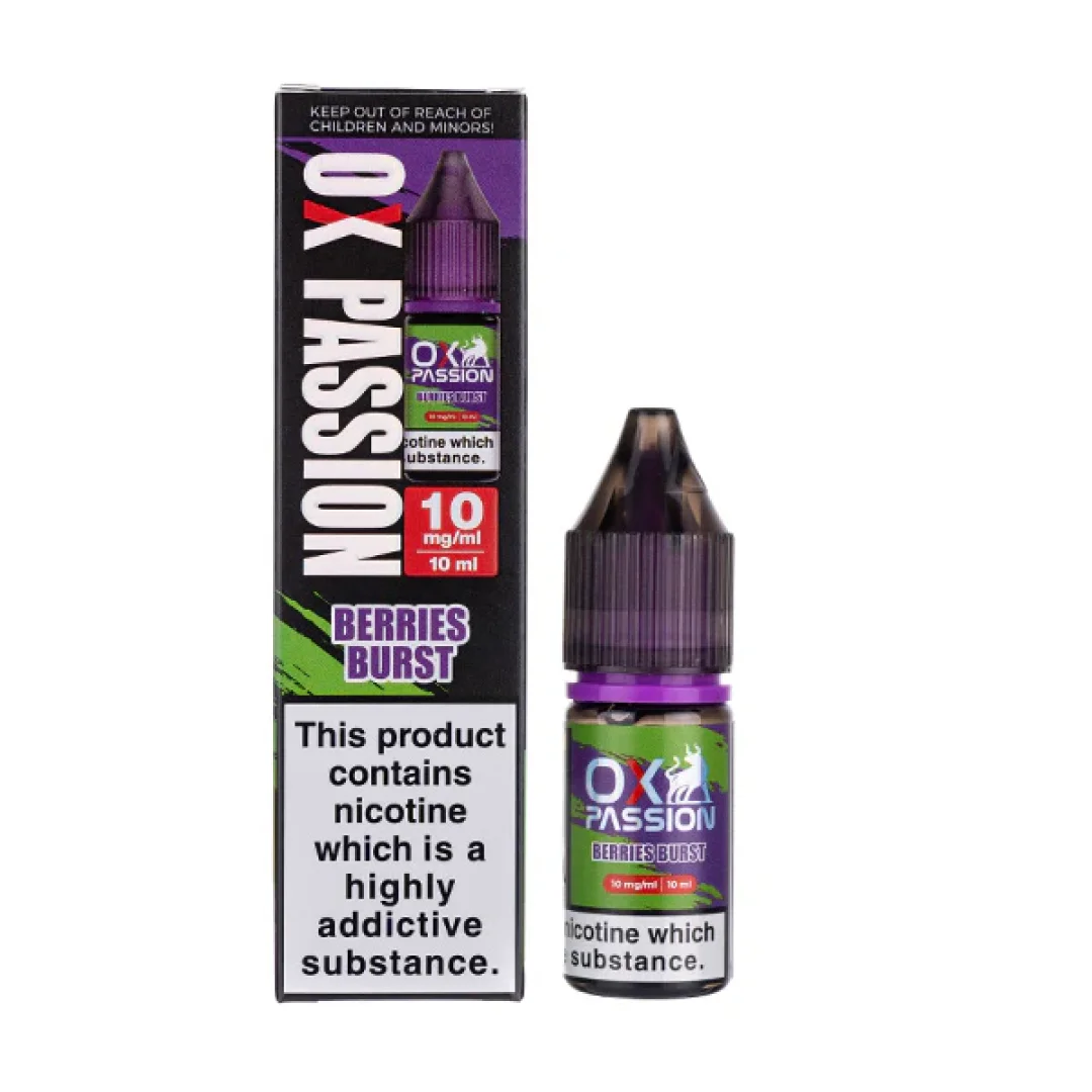 Berry Burst Nic Salt E-Liquid by Oxva Ox Passion