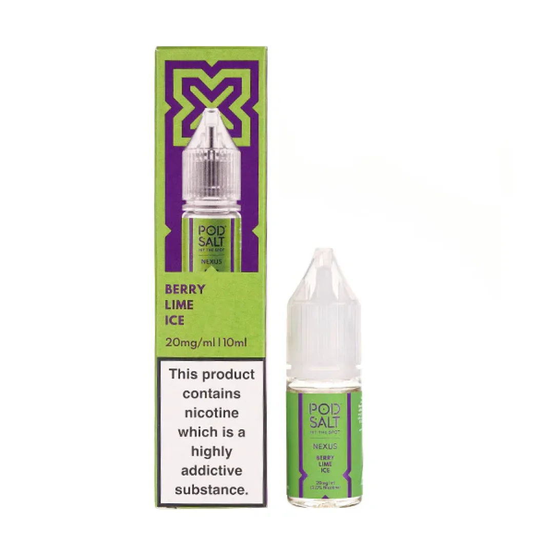 Berry Lime Ice Nic Salt E-liquid by Pod Salt Nexus