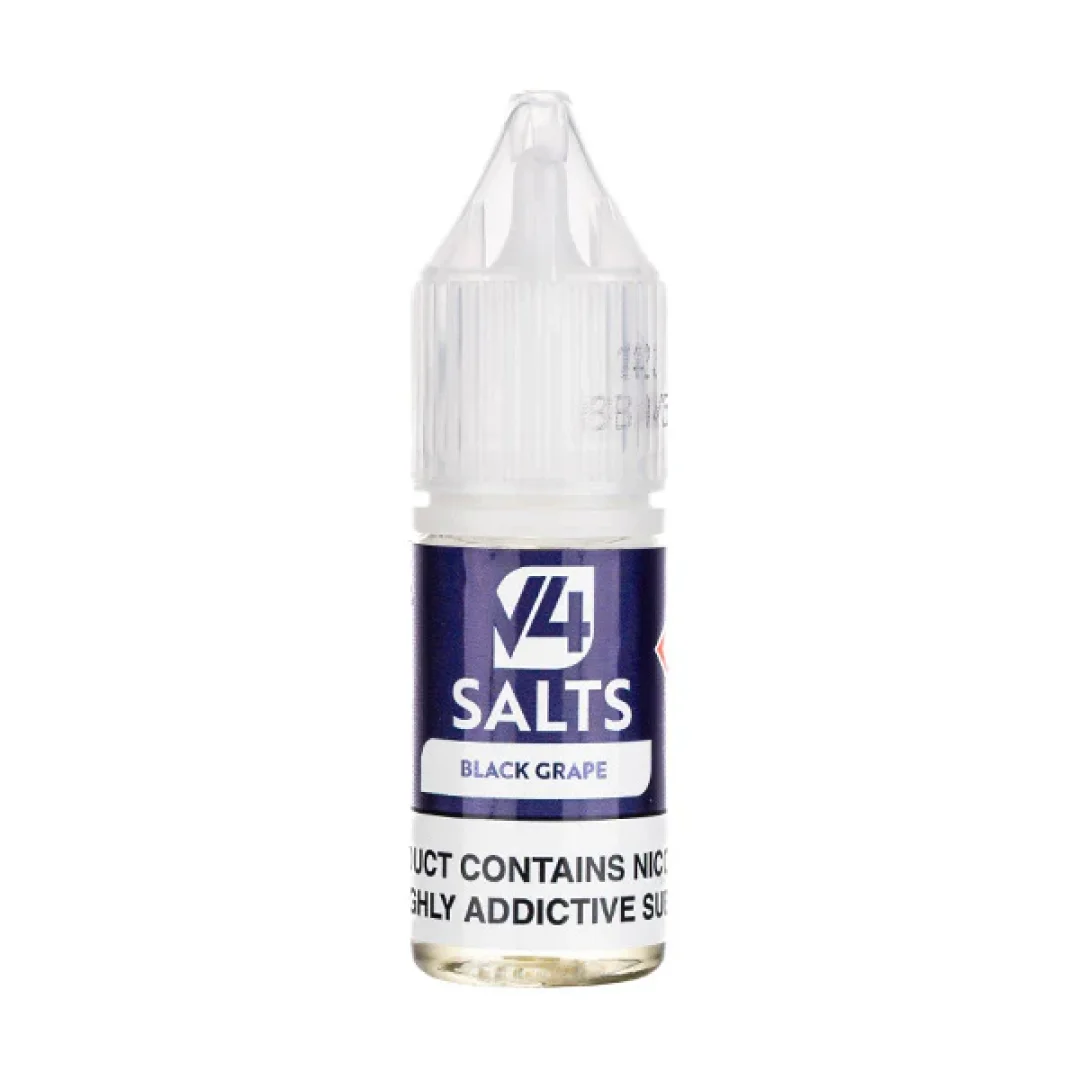 Black Grape Nic Salt E-Liquid by V4 Vapour