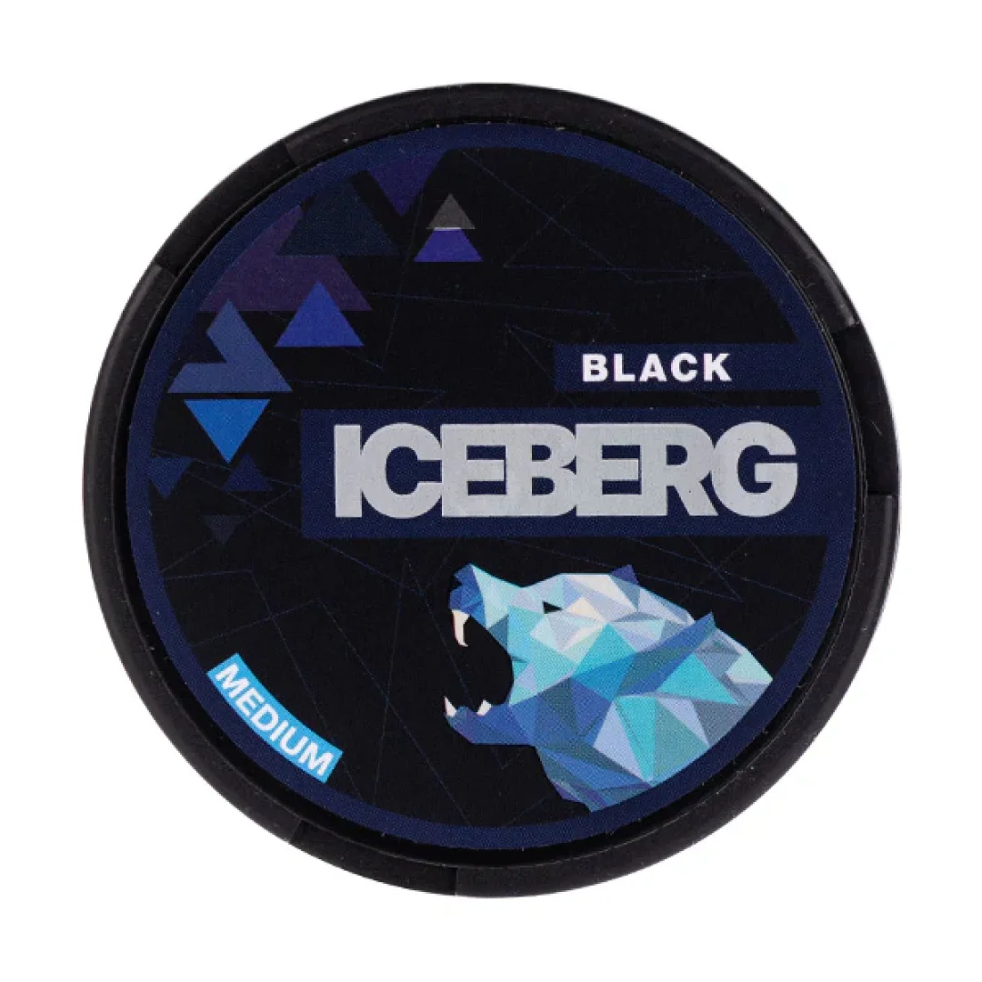 Black Nicotine Pouches by Iceberg