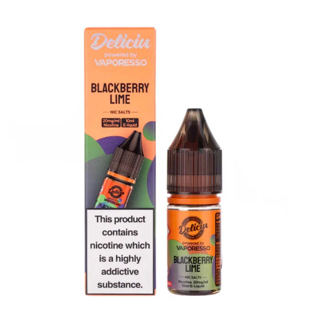 Blackberry Lime Nic Salt E-Liquid by Vaporesso Deliciu V2