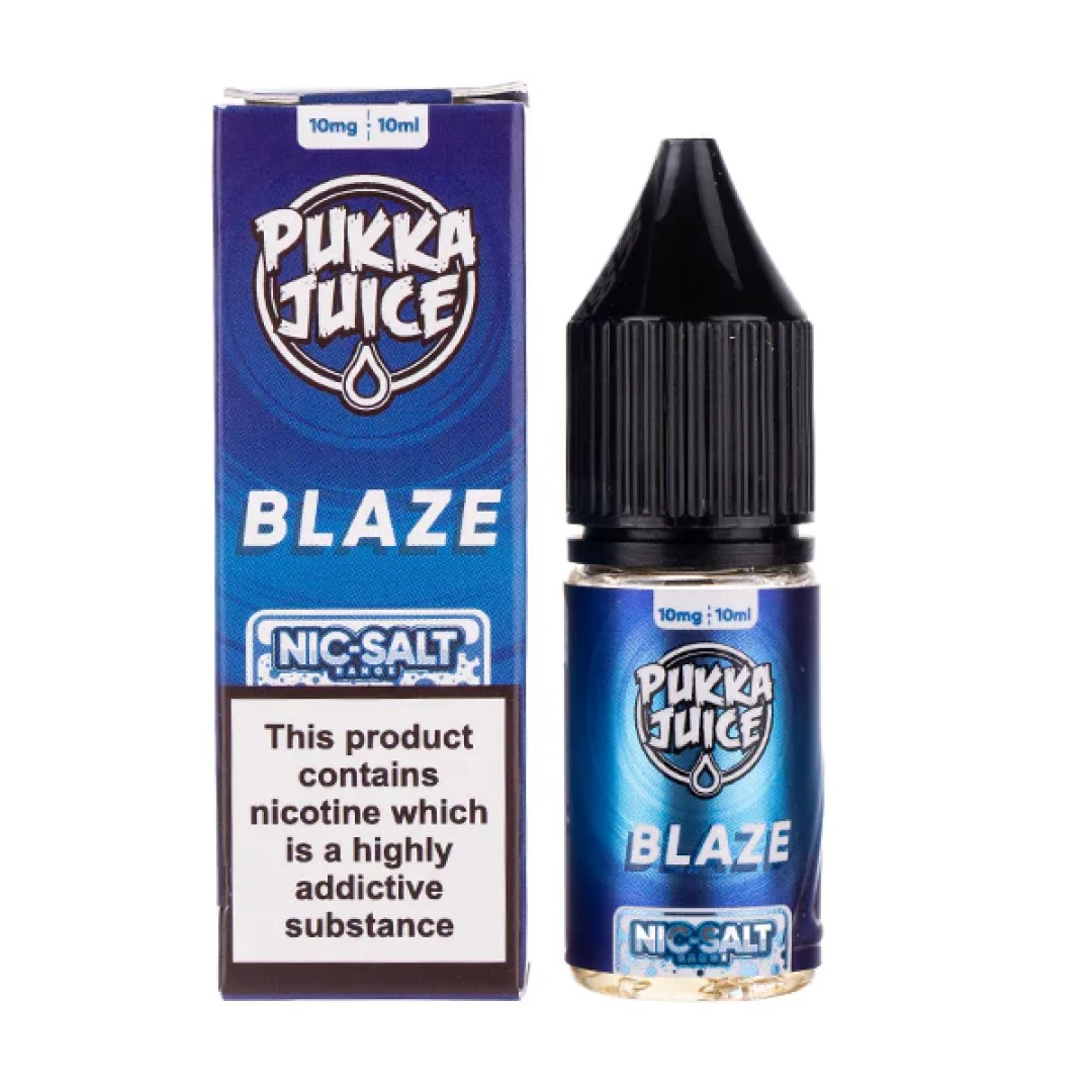 Blaze Nic Salt E-Liquid by Pukka Juice