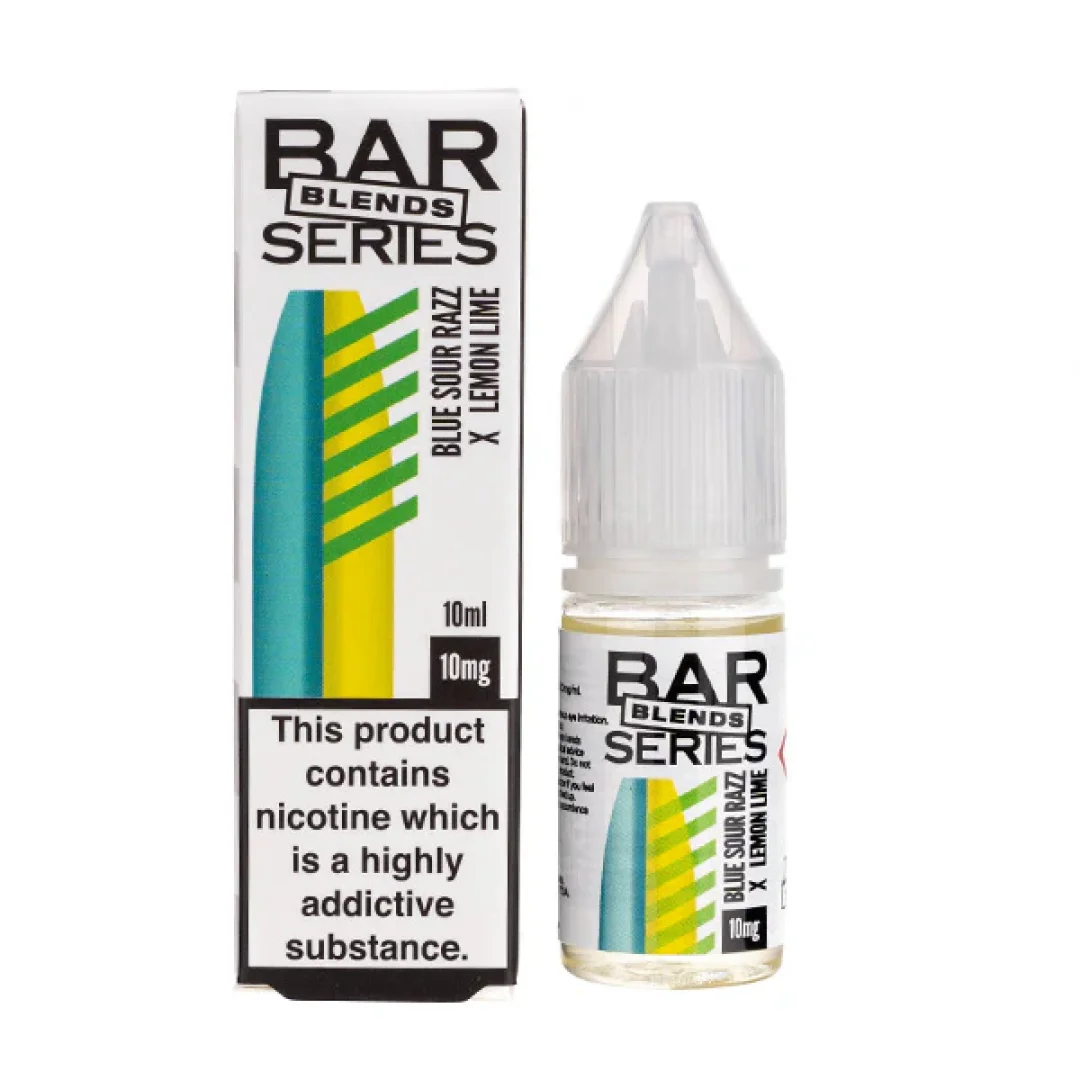 Blue Sour Razz X Lemon Lime Nic Salt E-Liquid by Bar Series Blends