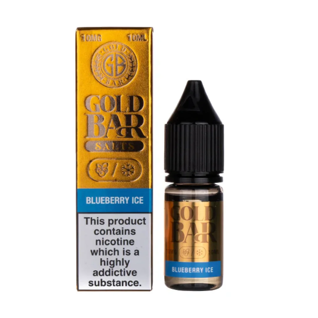 Blueberry Ice Nic Salt E-Liquid by Gold Bar