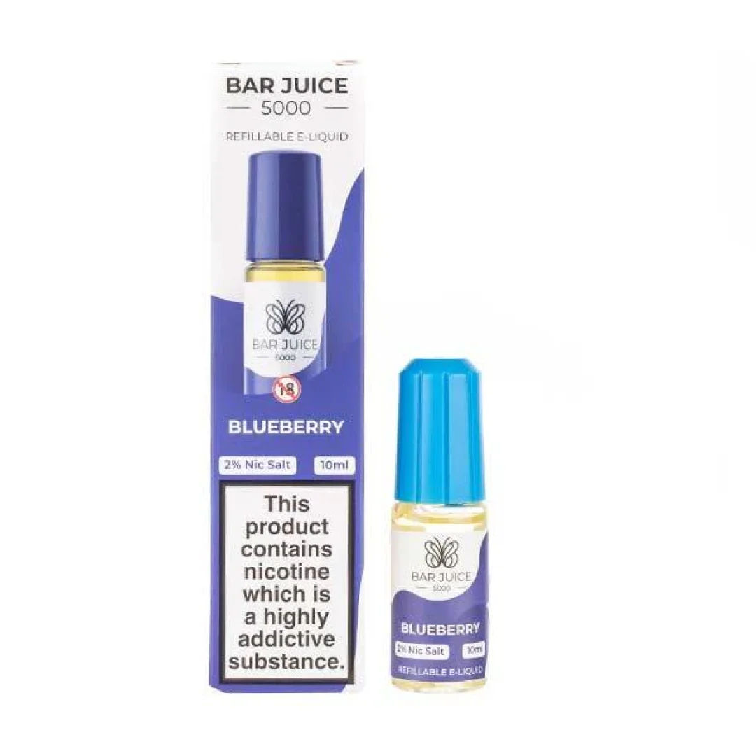 Blueberry Nic Salt E-Liquid by Bar Juice 5000