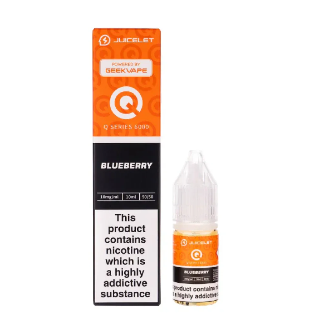 Blueberry Q Series 6000 Nic Salt E-Liquid by Juicelet