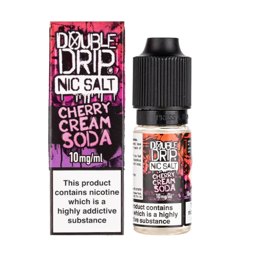 Cherry Cream Soda Nic Salt E-Liquid by Double Drip