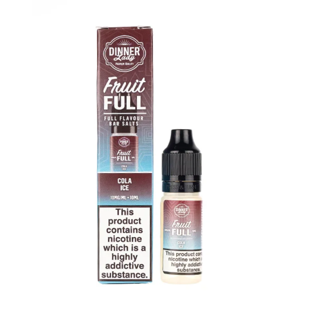 Cola Ice Nic Salt E-Liquid by Dinner Lady Fruit Full Bar Salts