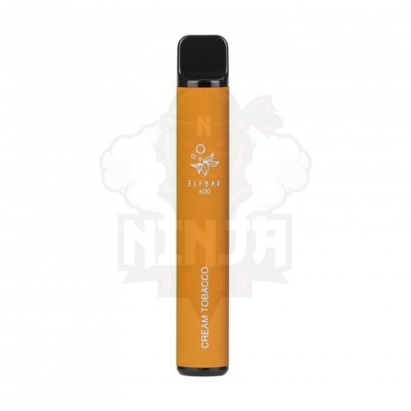 Cream Tobacco Elf Bar 600 Puffs | 40+ Flavours | Check Our Price