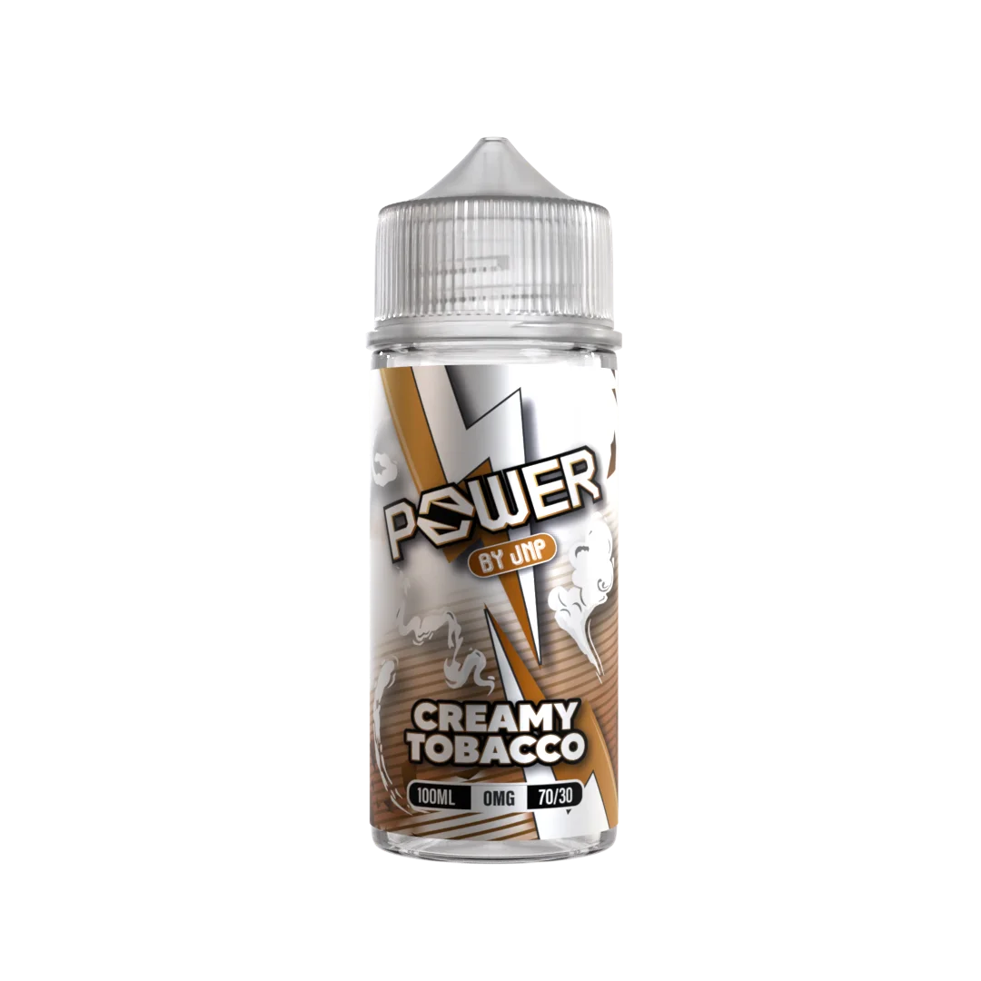 Creamy Tobacco 100ml Shortfill E-liquid Power by JNP