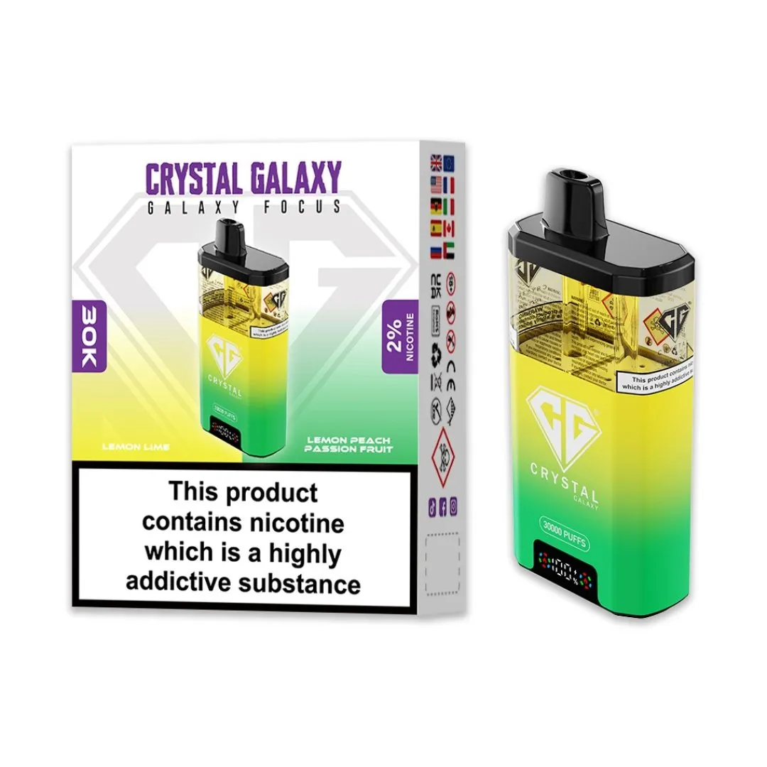 Crystal Galaxy Focus 30K Puffs Vape | NEW