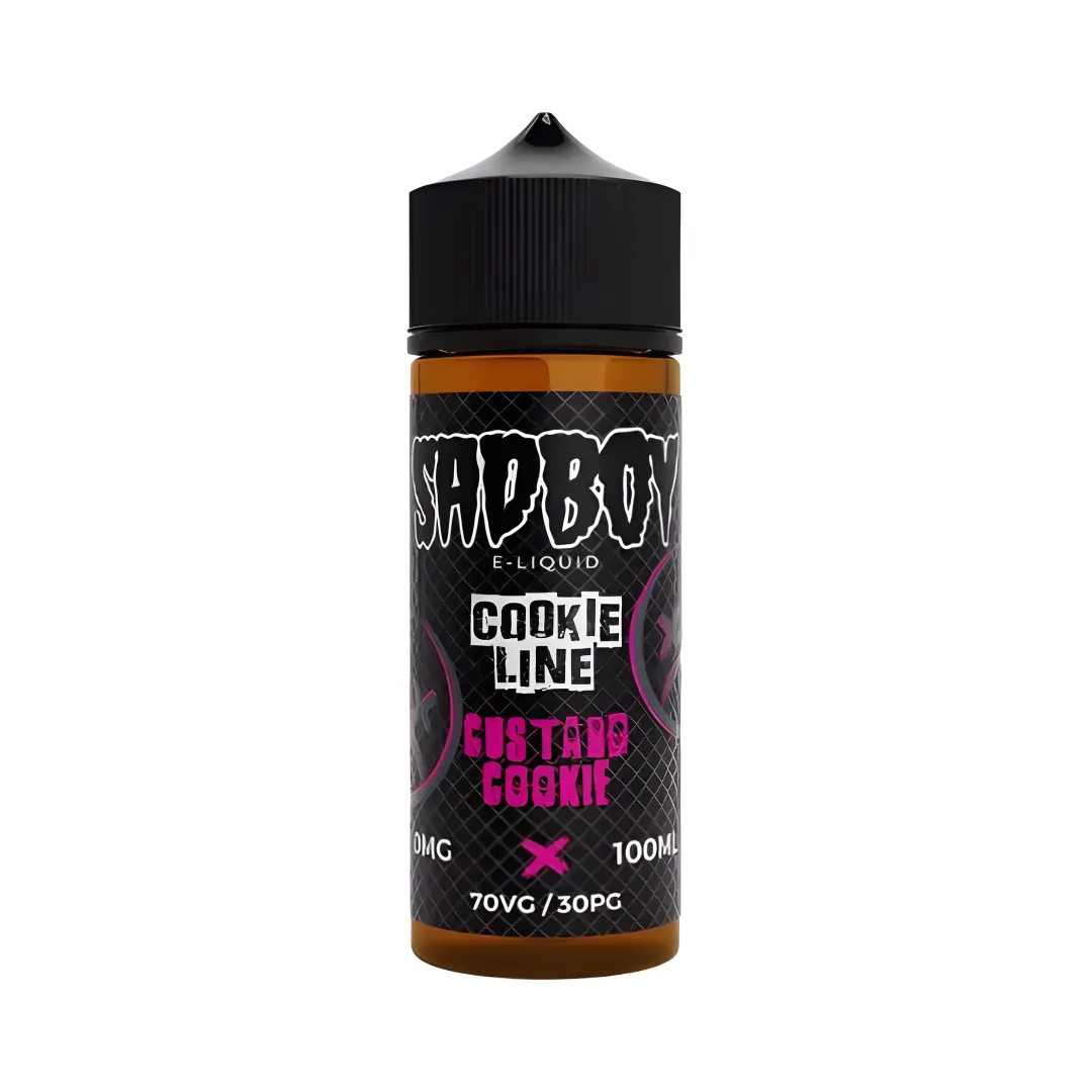 Custard Cookie 100ML Shortfill E-Liquid by Sadboy